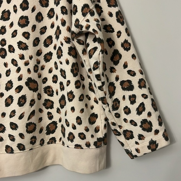J Crew Leopard Print Sweatshirt - Picture 7 of 11